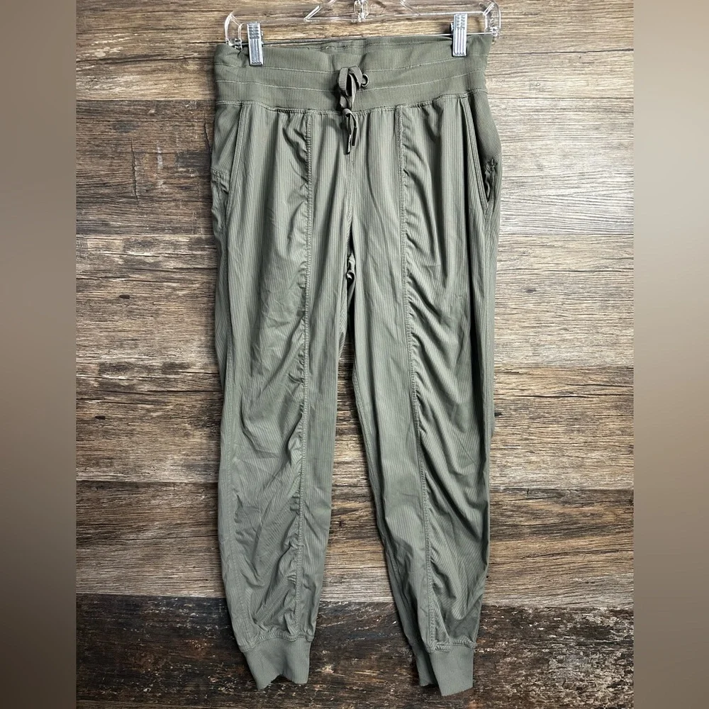 lululemon athletica Dance Studio Green Track Pants Joggers - Picture 1 of 6